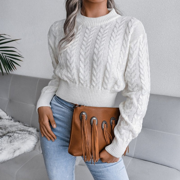 Cable-Knit Sweater