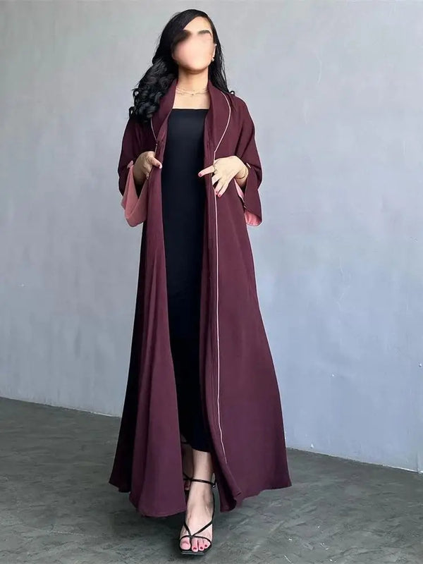 Elegante Open Kimono Abaya