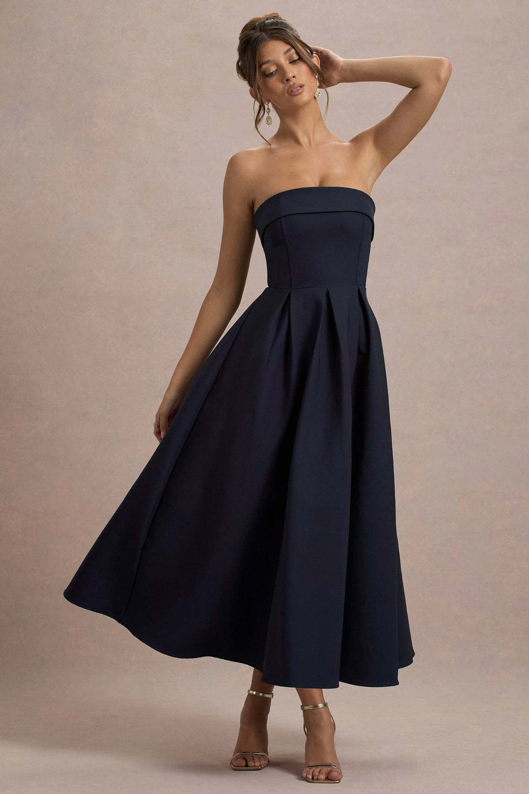 Shop Now and embrace showstopping elegance with a dress that merges bold design and modest grandeur—crafted for European royalty!