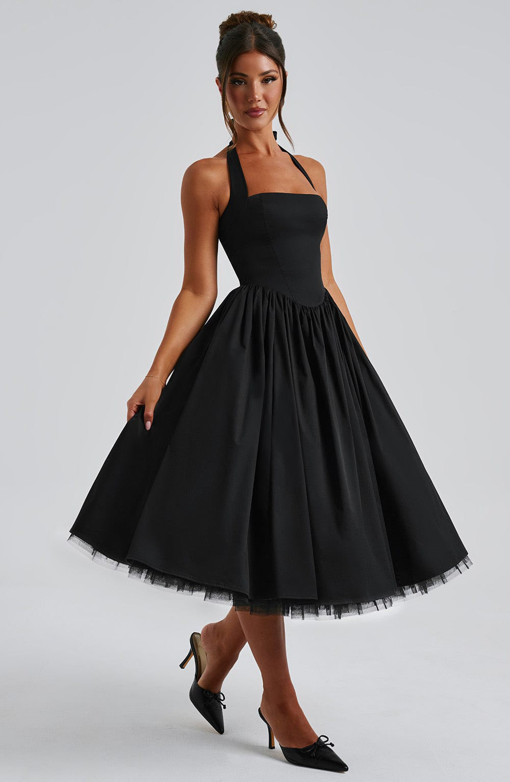 Shop Now and step into timeless grace with a dress that merges classic charm and modern modesty—your key to unforgettable European moments!